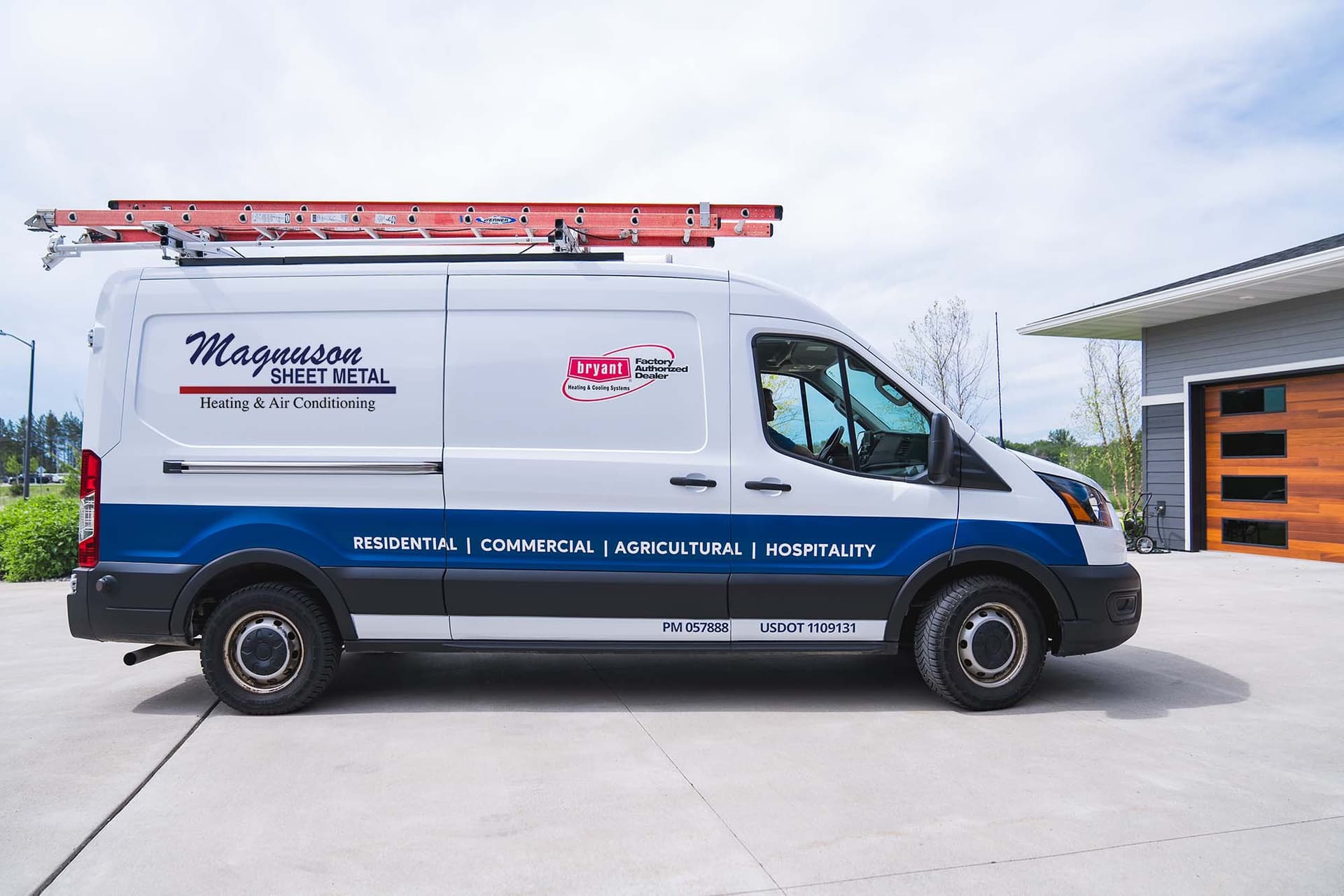 Magnuson Sheet Metal service area